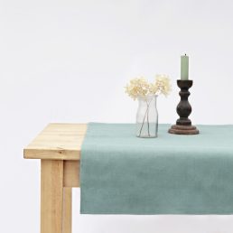 hør bordløber aquamarin