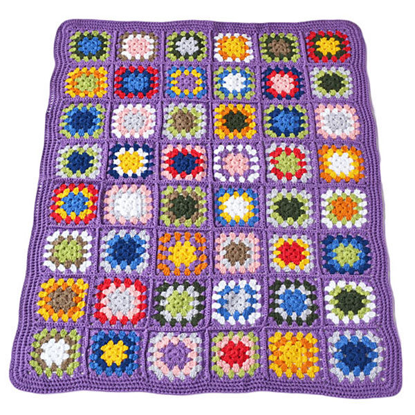 Crochet Granny Square baby Blanket