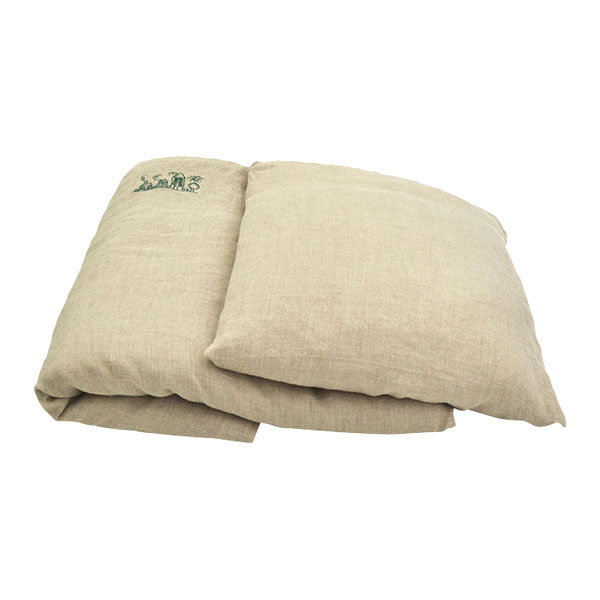 broderet junior sengetøj i hør hørsengetøj junior