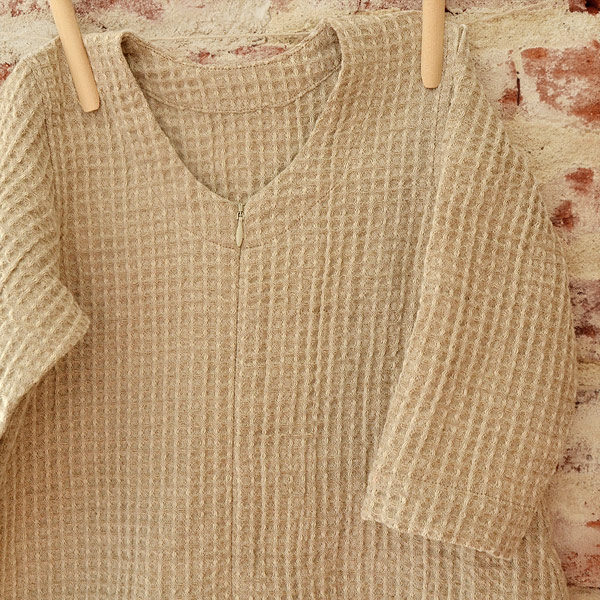 Babysovepose med ærmer | Hør - Billede 2