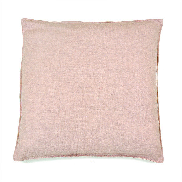 Linen Cushion Cover Rose Cushion Cover in Old Rose colour