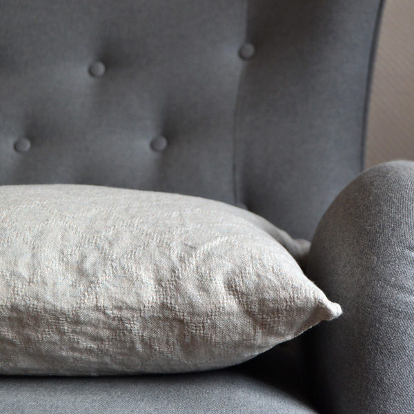 pyntepude i hør Memory hørpudebetræk med mønsteret af kniplinger