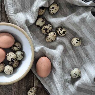 damask viskestykke i vasket hør-bomuld
