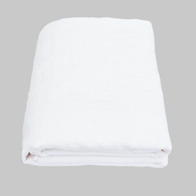 lagen vasket hør hvid