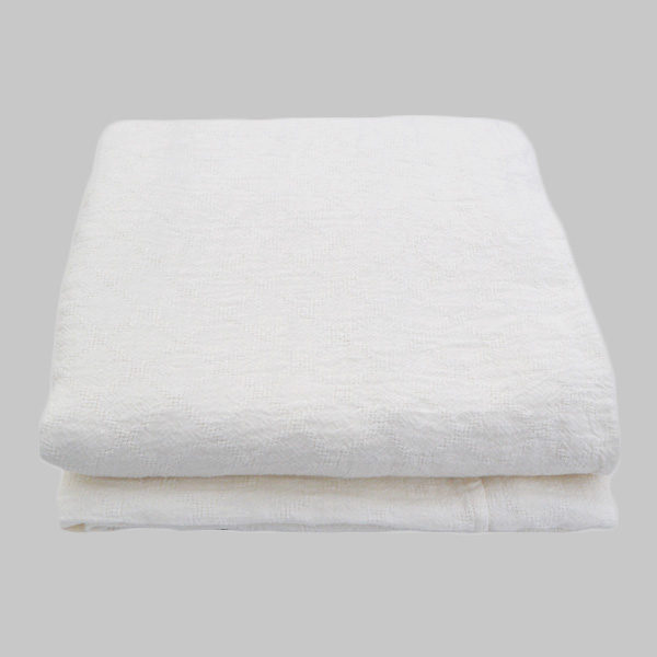 Hør sengetæppe Memory_Hvidt hvidt hør sengetæppe