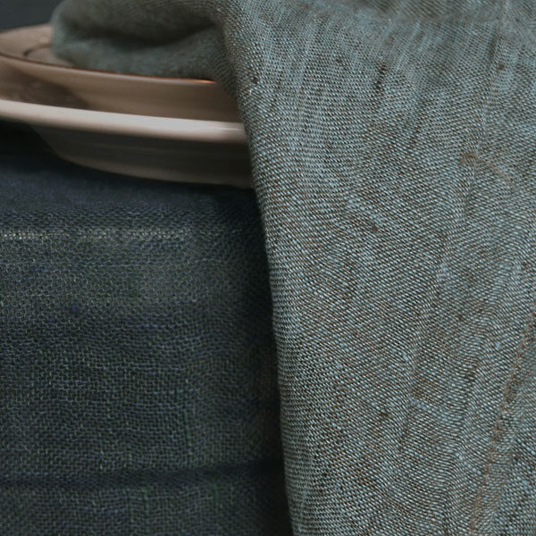 Hørservietter BREEZE | Agave grøn melange - Billede 2