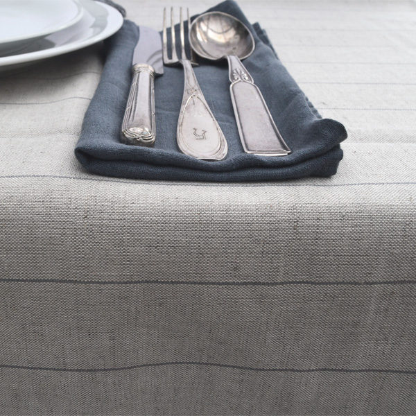 Linen napkins Dark Grey Unik og Naturlig