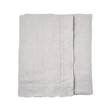 hørsengetæppe natur