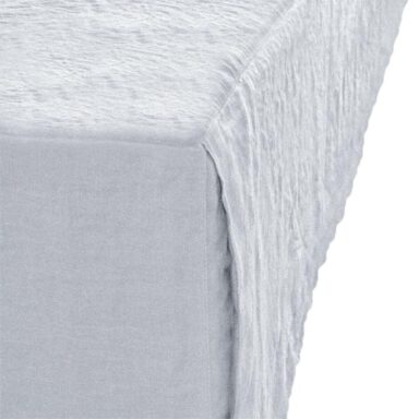 sengekappe vasket hør lysegrå
