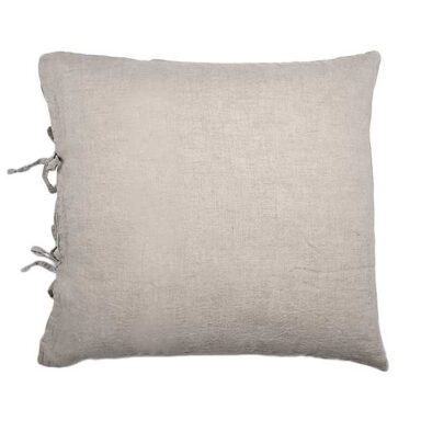 Hørpudebetræk med bændler natur