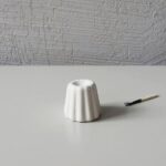 candle holder white porcelain