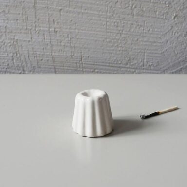 lysestage Hvid Keramik