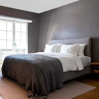 hør sengetæppe koksgrå