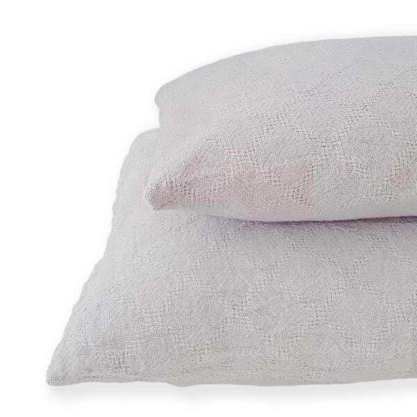 hørpudebetræk lysegrå | Memory hørpudebetræk lysegrå | pudebetræk i hør grå