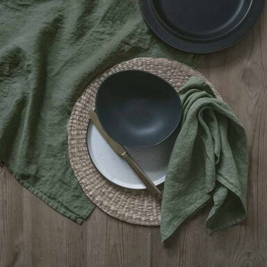 hørdug mosgrøn, mørkegrøn