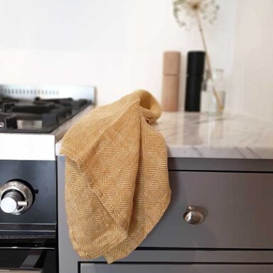 hørviskestykke karrygul