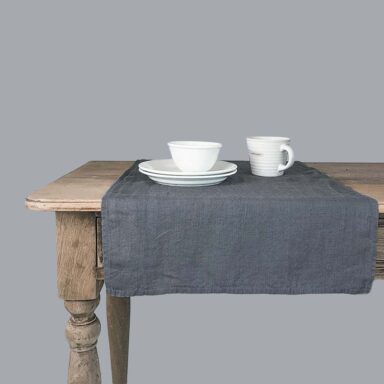 hørbordløber koksgrå mørkegrå