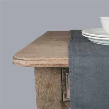 hørbordløber koksgrå mørkegrå