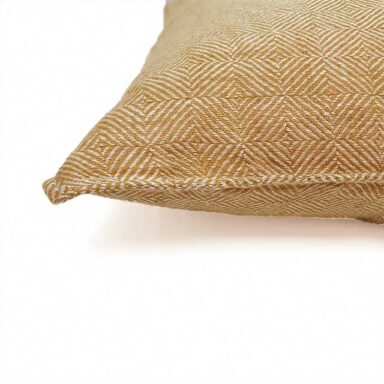 hør pudebetræk karrygul