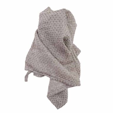 hørviskestykke Adele brun