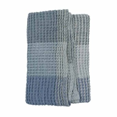 waffle grå håndklæde hør bomuld