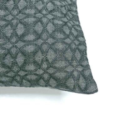 hør gavlpude med mønster | gavlpude