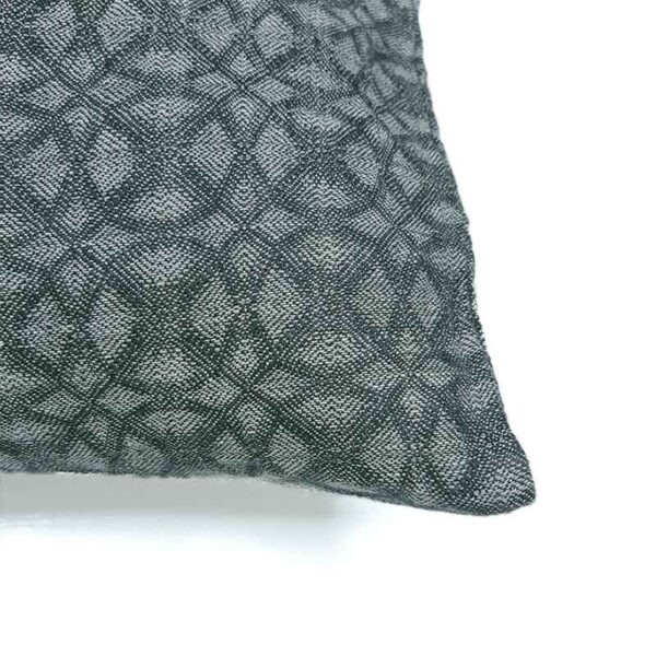 hør gavlpude med mønster | gavlpude