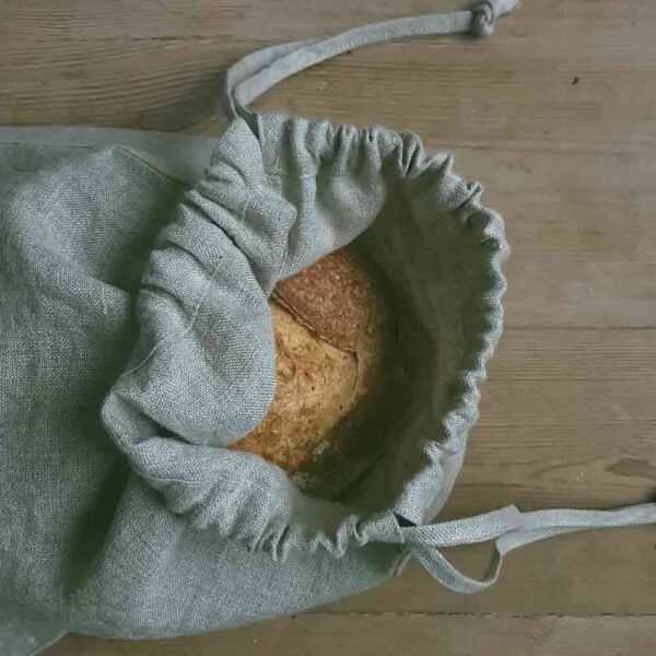 Linen bread bag | natural